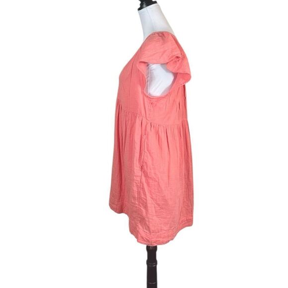 Old Navy Light Pink/Peach Short Sleeve Dress, Size M - Picture 3 of 9
